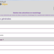 Impression d'écran enquête PARAD